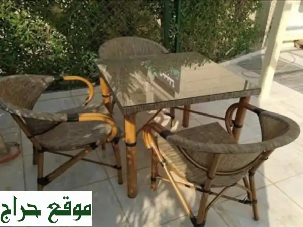 Garden chairs and tables