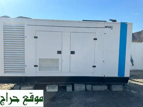 jengan 350 diesel generator used only a few times very good condition 100000 dirhams