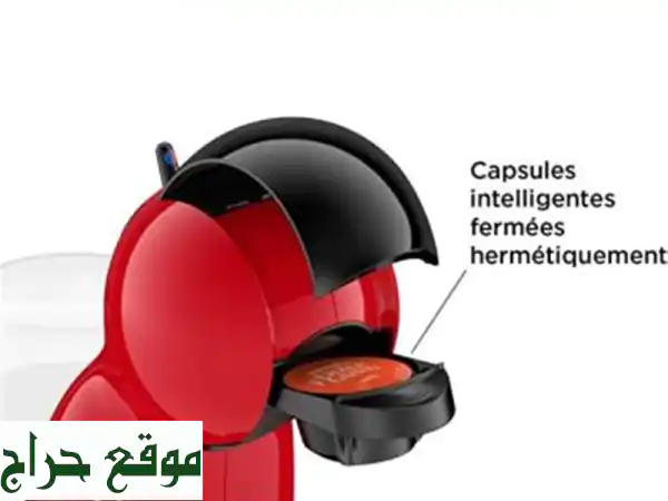 Machine à café Krups 15 bars Nescafé Dolce Gusto Piccolo XS rouge,KP1 A3510 ( 30 CAPSULES OFFERTES)