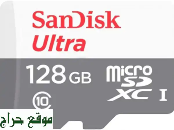 SanDisk Ultra Carte Mémoire MicroSDXC  Classe 10  128 Go  UHS I  100 MB/S