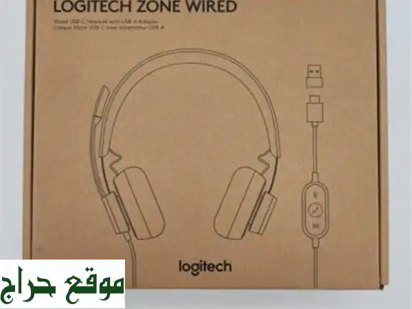 CASQUE FILAIRE USBC LOGITECH ZONE WIRED DOUBLE MICROPHONE ANTIBRUIT