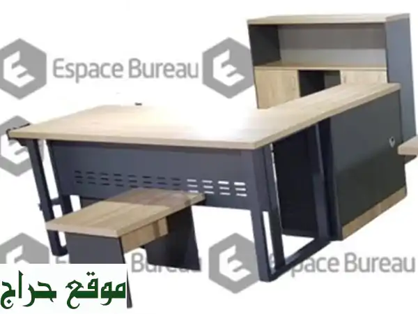 Bureau Avec Pietement Metalique EcoClaire 1M60