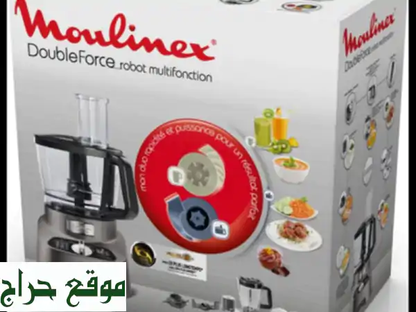 MOULINEX Robot Multifonctions Fp825H101000 W Gris Foncé Et Noir