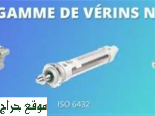 VERIN VERIN PNEUMATIQUE  PNEUMATIQUE INDUSTRIELLE  VERIN GUIDAGE  POCHETE JOINT  VERIN COMPACT