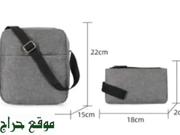 Sac à Dos Multifonctionnel 3 Pcs Sortie USB Emplacement PC Portable  Gris