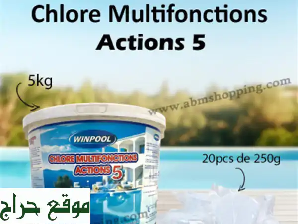 Chlore Multifonctions Actions 5  WINPOOL