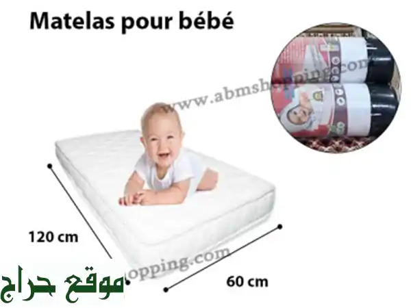 Matelas Orthopédique D30 pour bébé 105*65 cm