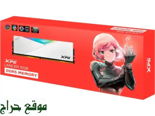 RAM ADATA XPG Lancer 32 Go 6000 Mhz Cl30DDR5 RGB Intel XMP / AMD EXPO / Black / White