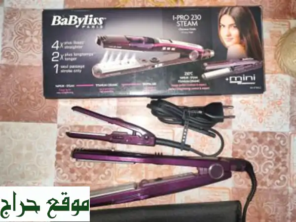 babyliss paris ipro 230 steam + mini lisseur