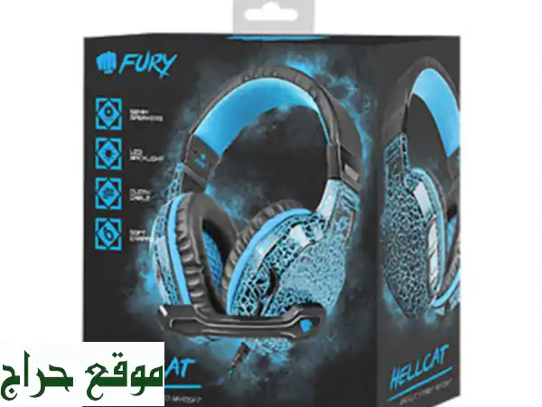 CASQUE GAMER RGB FURY HELLCAT AVEC FIL