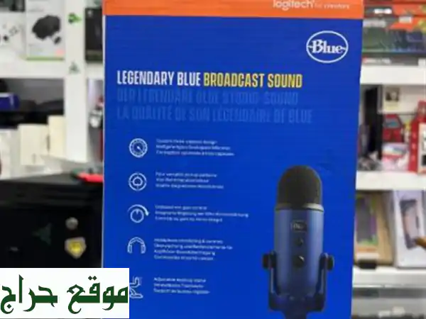 Blue Yeti USB Microphone for PC, Mac, Gaming, Recording, Streaming, Podcasting,