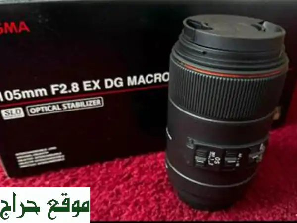 Objectif Sigma Macro 105 mm F2.8 for Canon