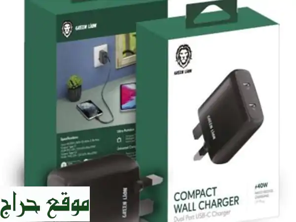 Chargeur Dual port USBC 40 W UK