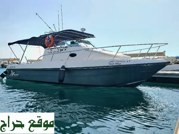 للبيعميني يخت نوع walk around من شركة gulf craft مع موقف مجاني...