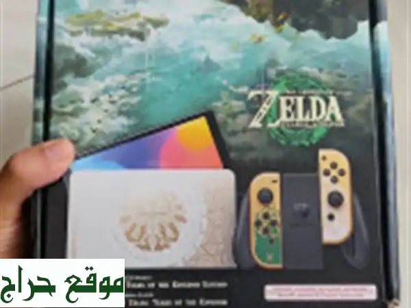 Nintendo Switch Oled Edition Zelda Puce + SD Samsung Evo 128 GB