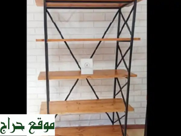 ETAGERE BOIS METAL