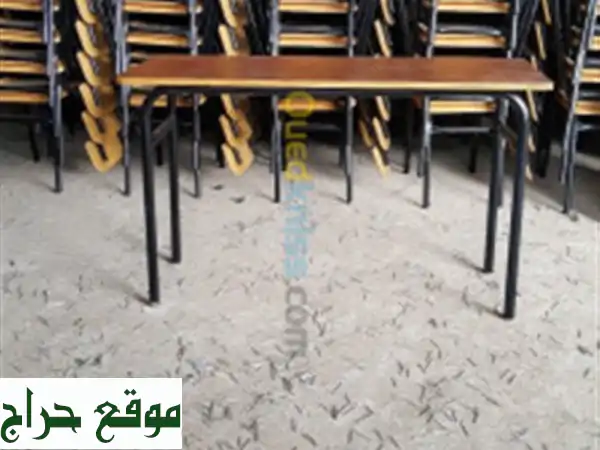 Fabrication chiases et tables scolaire