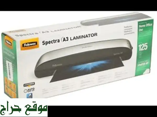 FELLOWES PLASTIFIEUSE SPECTRA A3 LAMINATOR  125 MICRONS  ANTIBOURRAGE  PAPIER & PHOTOS