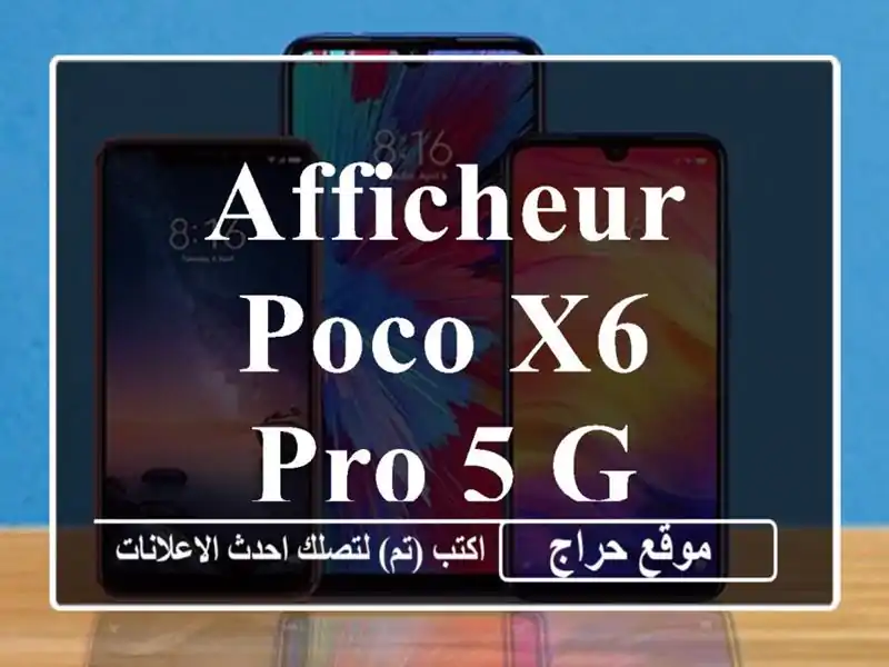 Afficheur Poco x6 pro 5 G