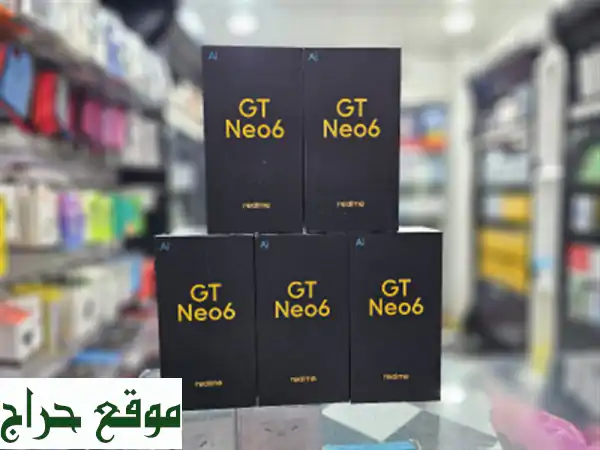 ريلمي GT Neo 6 - 12GB رام، 256GB تخزين -  جديد بكامل...