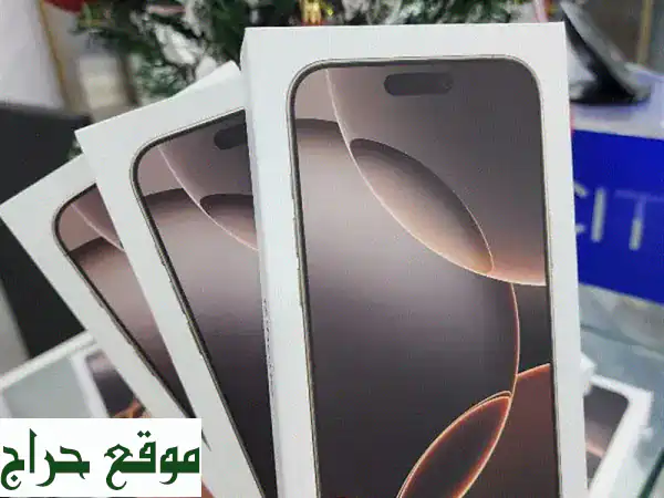 iPhone 16 Pro Max 256GB - جديد كلياً مع ضمان Apple! ✨