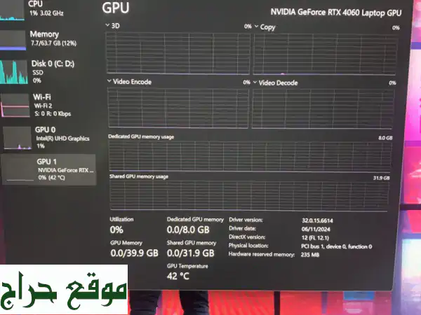 لابتوب قوي جداً Intel Core i9-14900HX - عرض حصري!