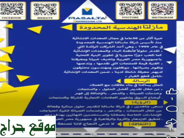 خلاطات مازلتا الهندسية: خلاطة 250 لتر بقوة حصان إيطالي - جودة لا تُضاهى!