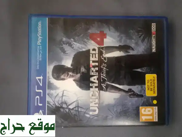 Uncharted 4: A Thief's End (PS4) - حالة ممتازة!  سعر ثابت