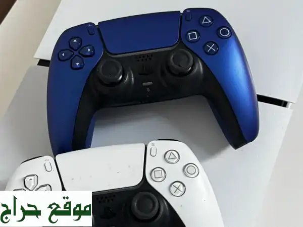 بلايستيشن 5 بحالة ممتازة + 3 ألعاب (Call of Duty, FIFA, GTA)!