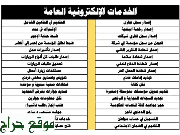 حلول شاملة لجميع معاملاتك الحكومية في السعودية -...