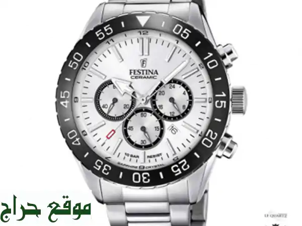 FESTINA F20575: ساعة يد رجالية فاخرة من السيراميك والياقوت...