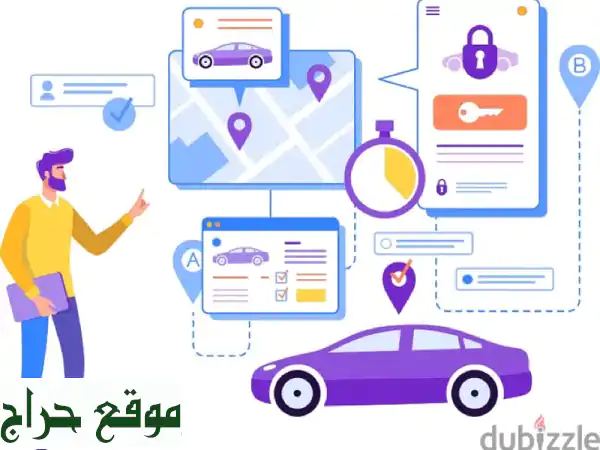 برنامج إدارة أسطول السيارات مع تتبع GPS مباشر -  وفر...