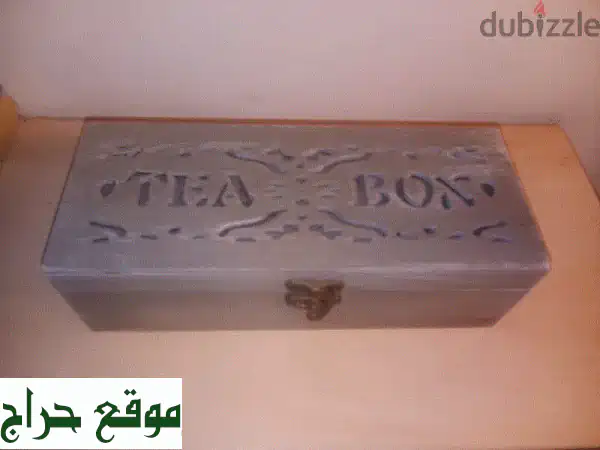 decorative wooden tea box 23*9 cm