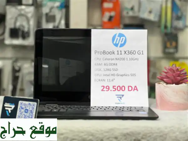 HP ProBook 11x360G1 CELERON N42004 G 128 G SSD 11.6  TACTILE 360