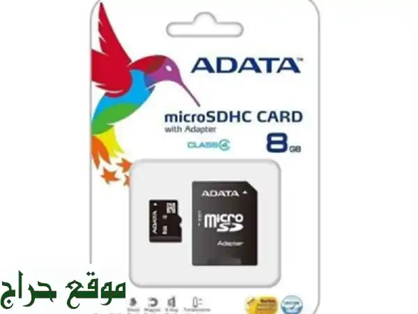 Carte mémoire 8 GB ADATA 50 pièces
