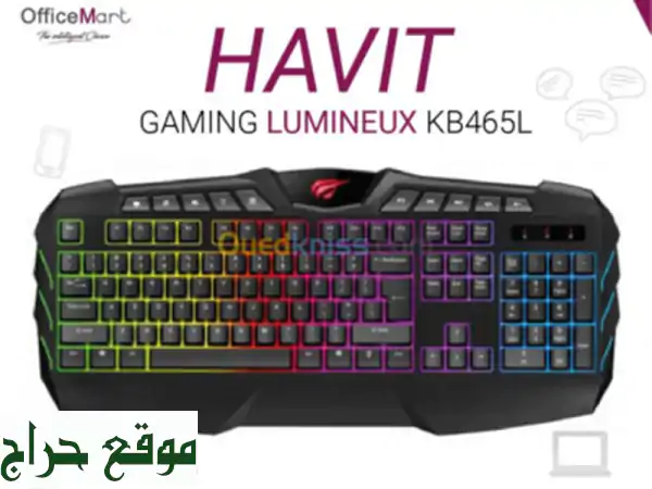 Clavier GAMING LUMINEUX KB465