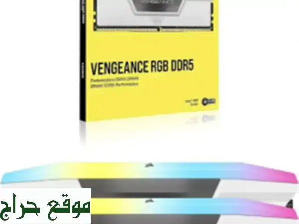CORSAIR Vengeance RGB DDR5 RAM 32 GB (2x16 GB) 6000 MHz White