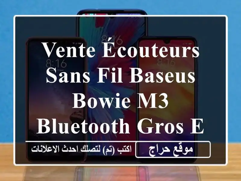Vente Écouteurs sans fil baseus Bowie M3 Bluetooth gros et détail