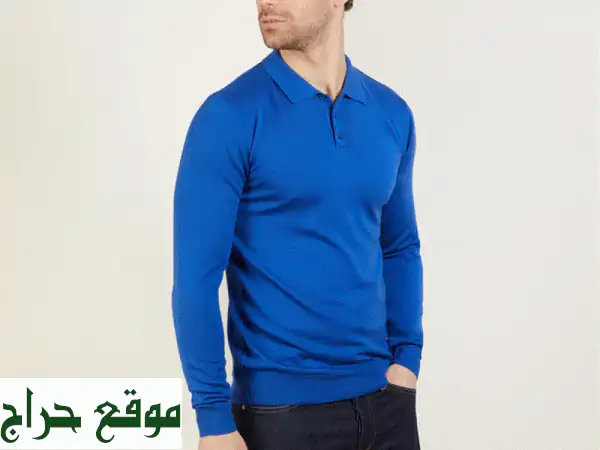 tricot polo simple homme