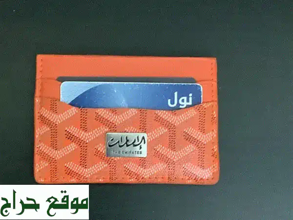 Goyard Wallet W/Custom Emirates badge