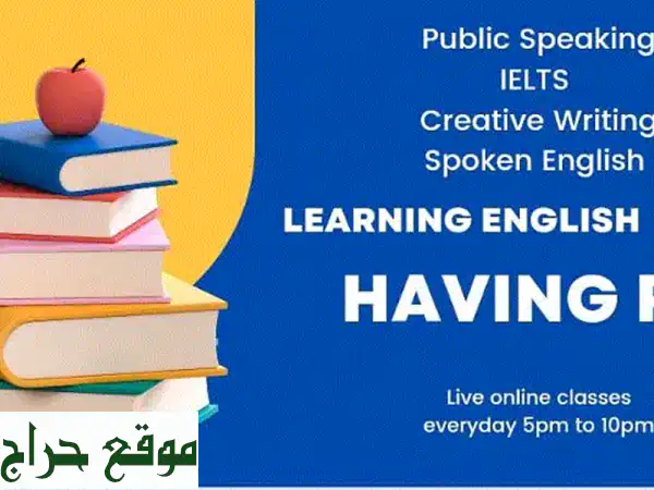 Online  Public Speaking, IELTs, Creative Writing and Tuitions