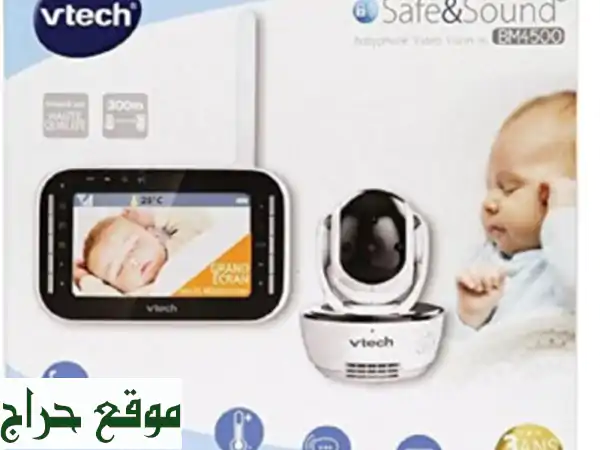 Babyphone Vtech avec Grand écran couleur 4,3 pouces
