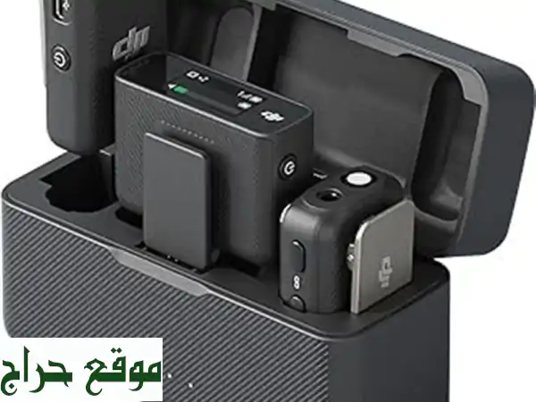 DJI Mic (2 TX + 1 RX + Boîtier Recharge) Portable Micros Sans Fil  Pour Smartphones, Caméras
