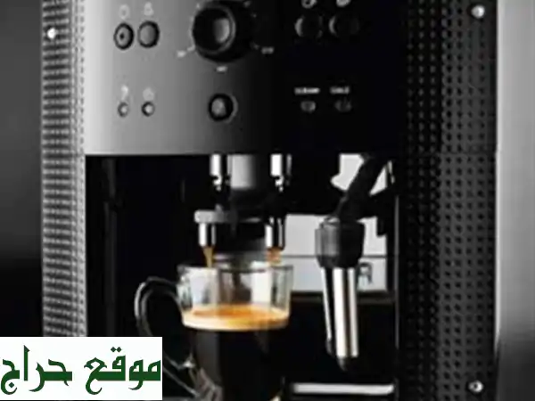 Machine a cafe krups broyeur automatique15 bars  buse vapeur  noir  yy3957