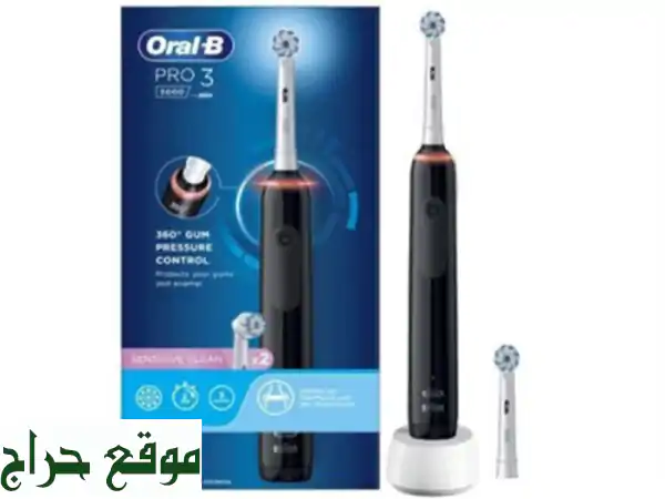 OralB Pro 33000, Brosse à Dents Électrique Rechargeable, Visuel 360, Technologie 3 D