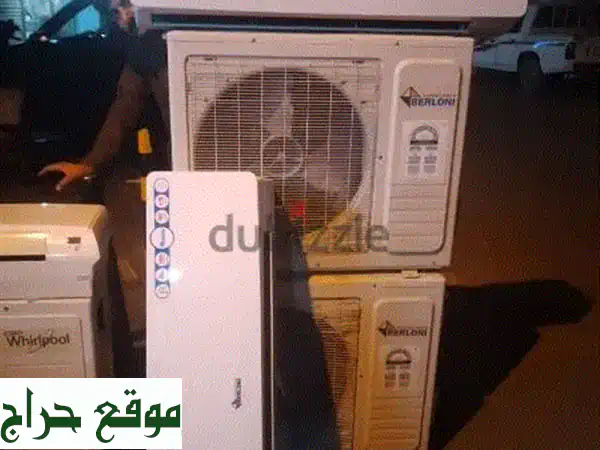 split AC for sale with fixing good condition good working 2 ton