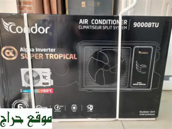 Climatiseur condor 9000 btu inverter super tropical