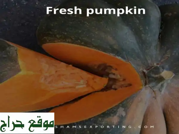 freshpumpkin <br/>al shams company offers you the pumpkin product with the best quality, taste...