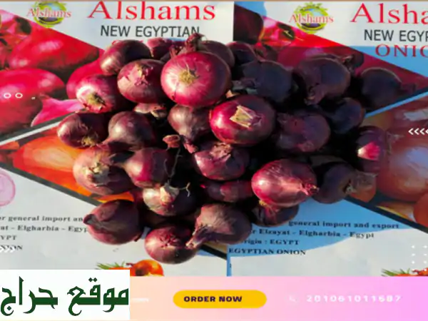 fresh onion <br/>we are alshams for general import and export . <br/>we can supply all kinds of ...
