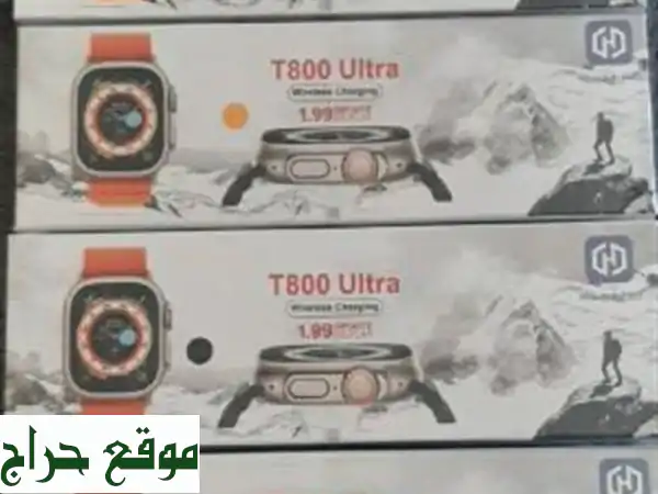 الساعة الذكية t800 ultra<br/>تم تصميم t800 ultra للرياضيين وعشاق المغامرات، حيث توفر المتانة والمرونة ...